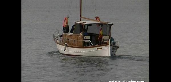  Monique and Sophie Have a Sensual Fourway on a Boat